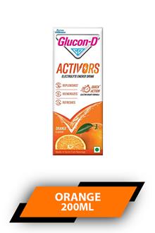Glucon D Activators Orange 200ml
